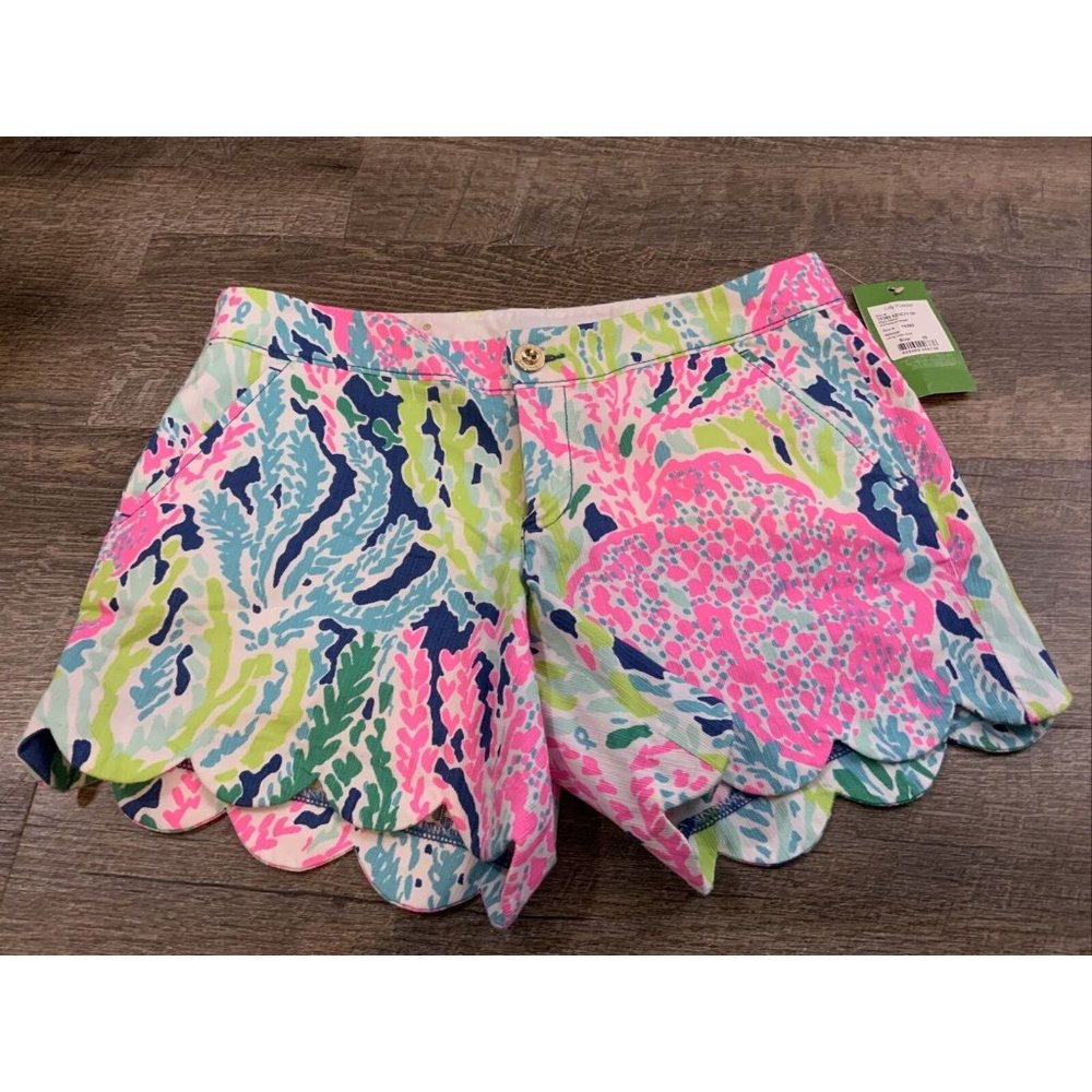 NWT Lilly Pulitzer Buttercup Shorts Size 00 Let’s Cha Cha